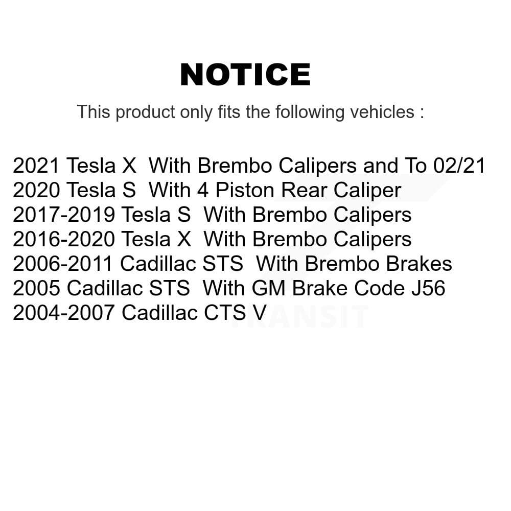 AmeriBRAKES - KNF-100549 - Front and Rear Disc Brake Pad Kits image 7