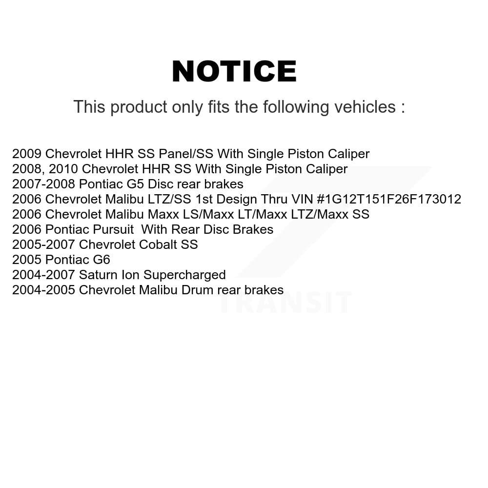 AmeriBRAKES - KNF-100551 - Front and Rear Disc Brake Pad Kits image 14