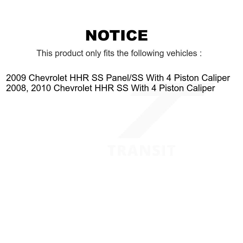 AmeriBRAKES - KNF-100554 - Front and Rear Disc Brake Pad Kits image 14