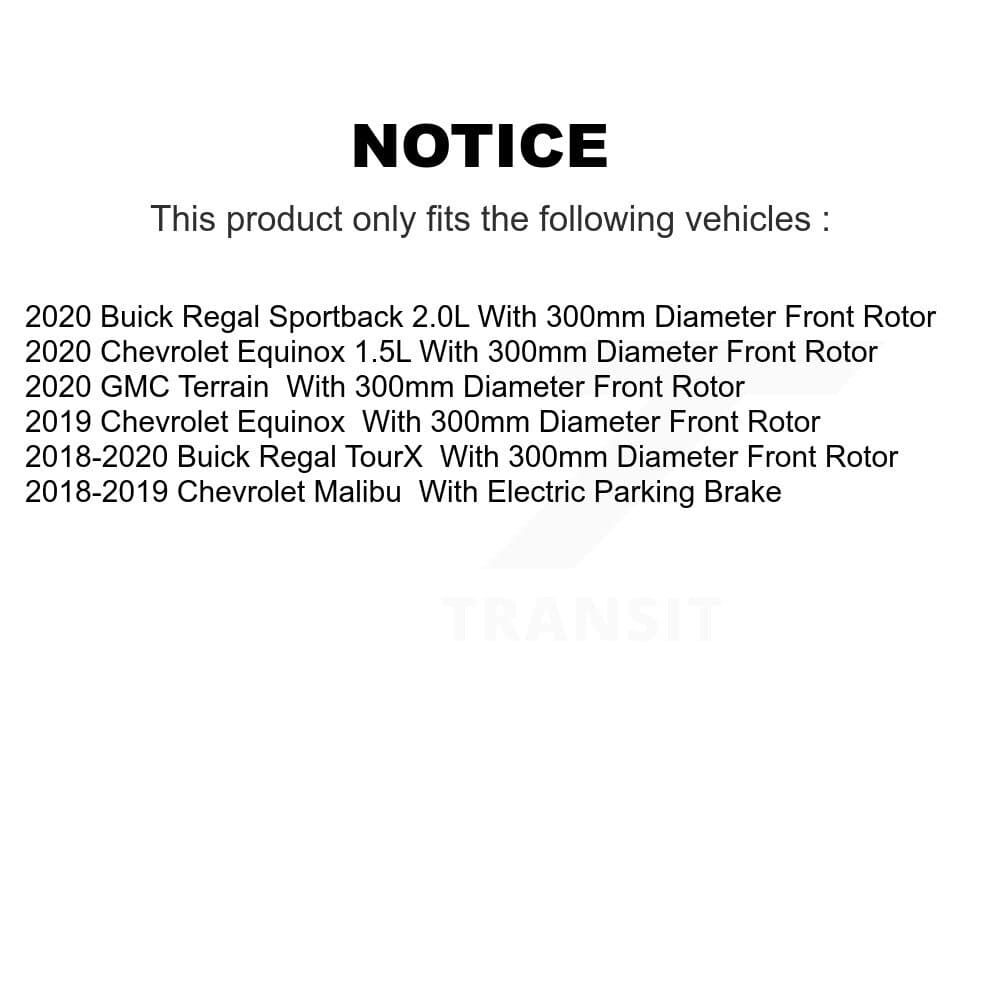 AmeriBRAKES - KNF-100569 - Front and Rear Disc Brake Pad Kits image 14