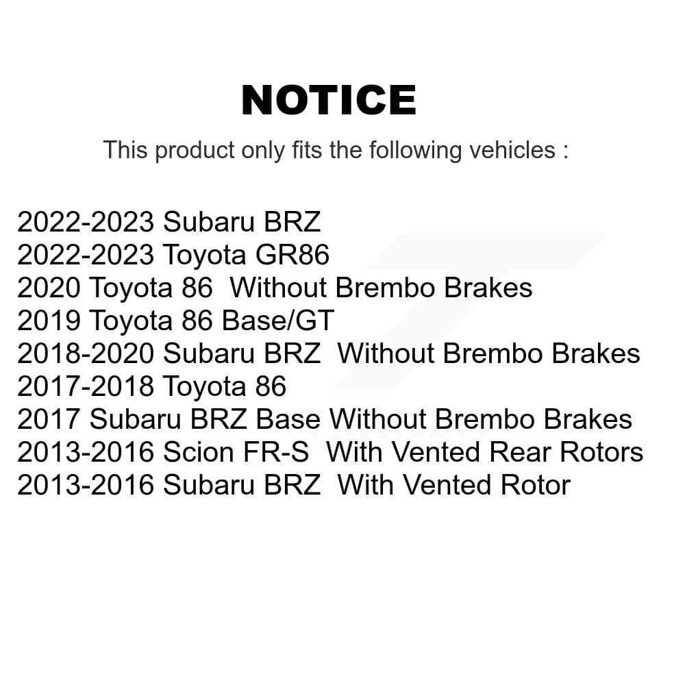 AmeriBRAKES - KNF-100607 - Front and Rear Disc Brake Pad Kits image 8