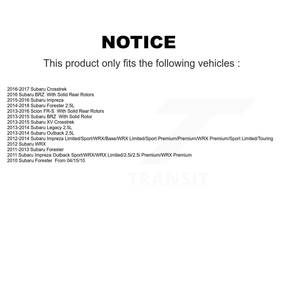 AmeriBRAKES - KNF-100659 - Front and Rear Disc Brake Pad Kits image 14
