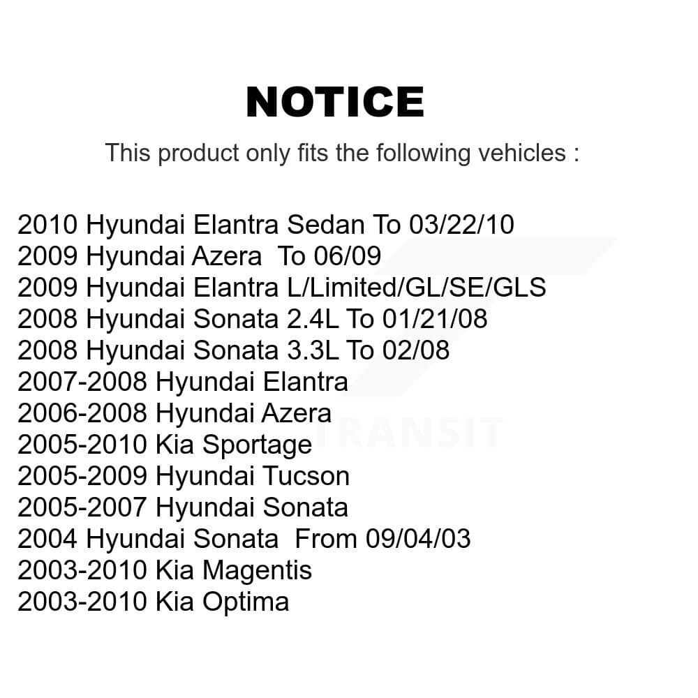 AmeriBRAKES - KNF-100766 - Front and Rear Disc Brake Pad Kits image 14