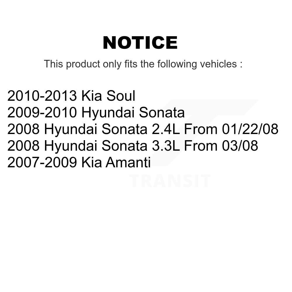 AmeriBRAKES - KNF-100782 - Front and Rear Disc Brake Pad Kits image 8