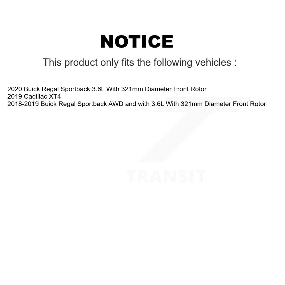 AmeriBRAKES - KNF-100806 - Front and Rear Disc Brake Pad Kits image 8