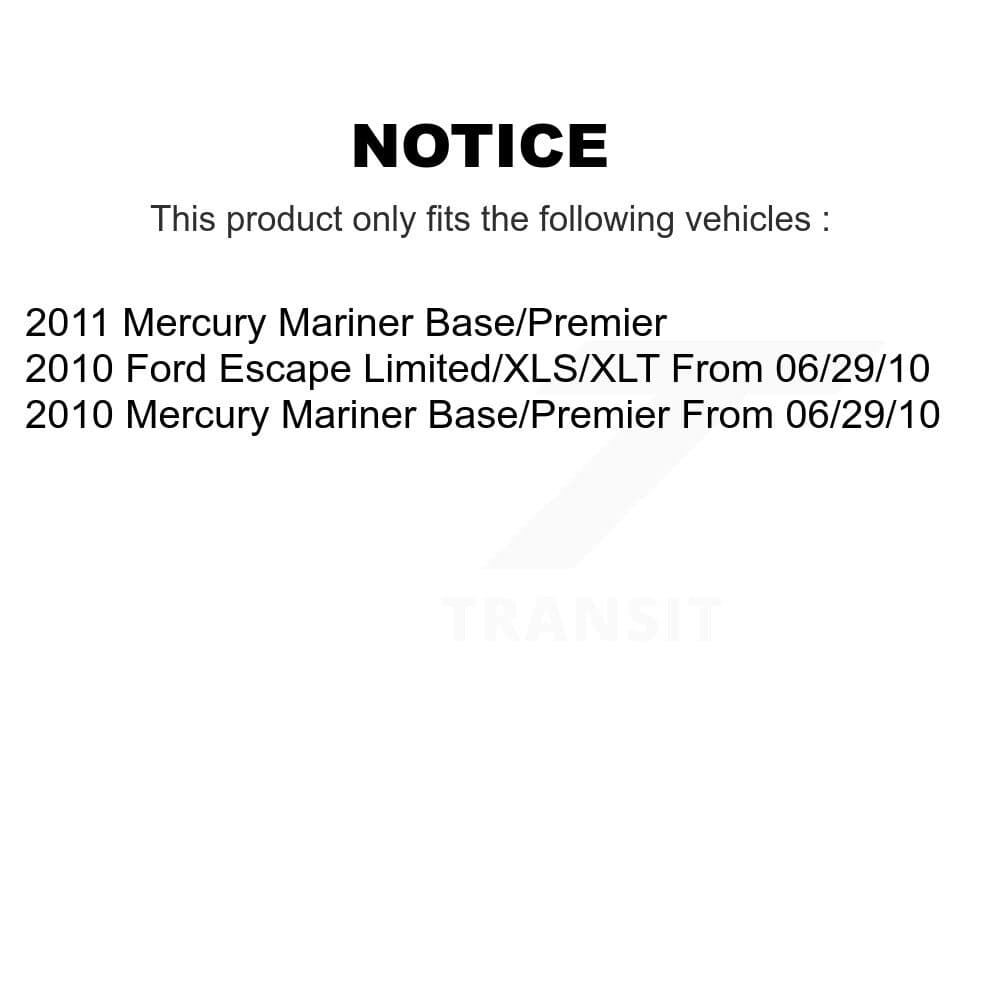 AmeriBRAKES - KNF-101055 - Front and Rear Disc Brake Pad Kits image 14