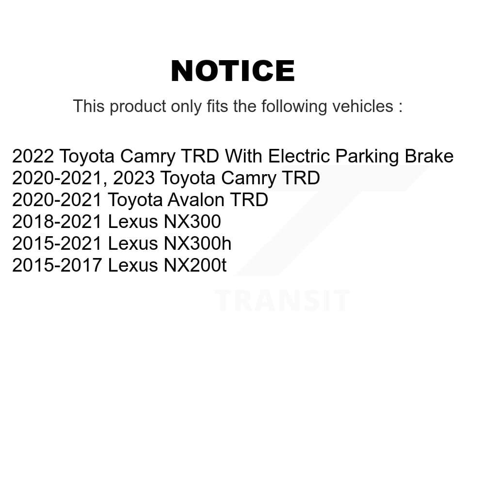 AmeriBRAKES - KNF-101111 - Front and Rear Disc Brake Pad Kits image 8