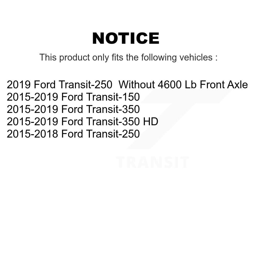 AmeriBRAKES - KNF-101137 - Front and Rear Disc Brake Pad Kits image 8