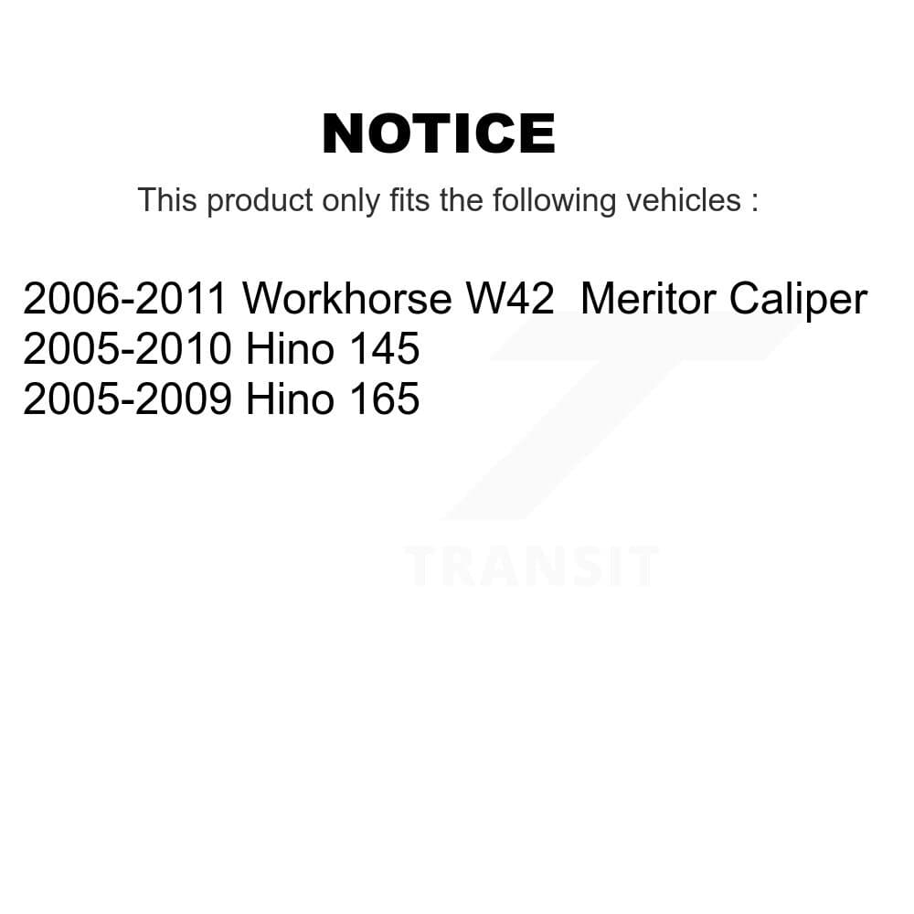 AmeriBRAKES - KNF-101149 - Front and Rear Disc Brake Pad Kits image 8