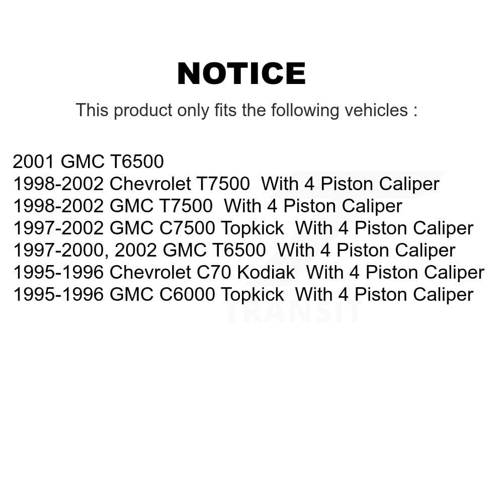 AmeriBRAKES - KNF-101184 - Front and Rear Disc Brake Pad Kits image 8