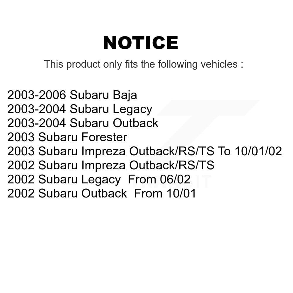 AmeriBRAKES - KNF-101243 - Front and Rear Disc Brake Pad Kits image 14