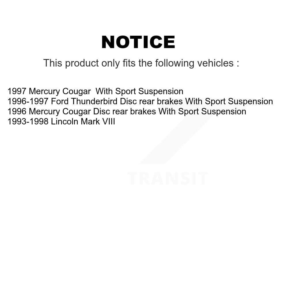 AmeriBRAKES - KNF-101344 - Front and Rear Disc Brake Pad Kits image 14