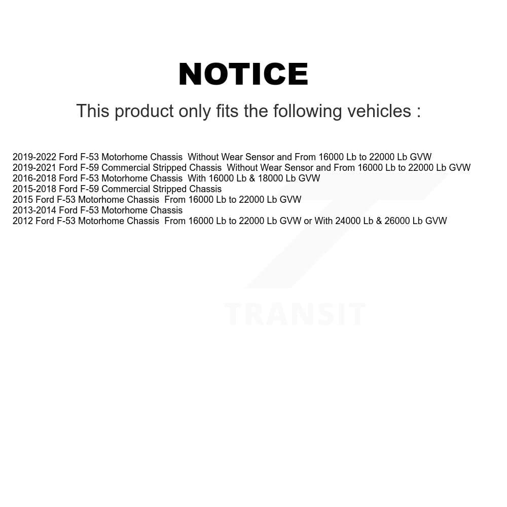 AmeriBRAKES - KNF-101347 - Front and Rear Disc Brake Pad Kits image 8