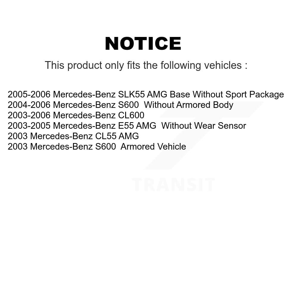 AmeriBRAKES - KNF-101406 - Front and Rear Disc Brake Pad Kits image 8