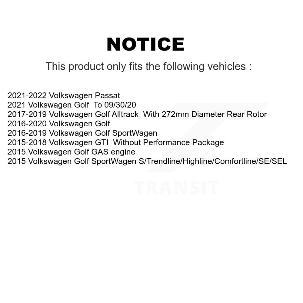AmeriBRAKES - KNF-101417 - Front and Rear Disc Brake Pad Kits image 8