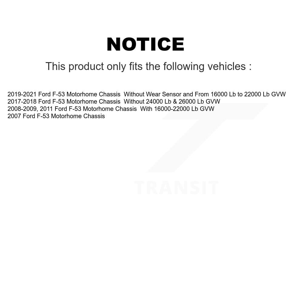 AmeriBRAKES - KNF-101569 - Front and Rear Disc Brake Pad Kits image 8