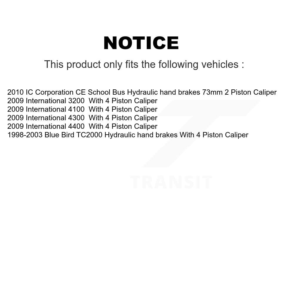 AmeriBRAKES - KNF-101577 - Front and Rear Disc Brake Pad Kits image 8