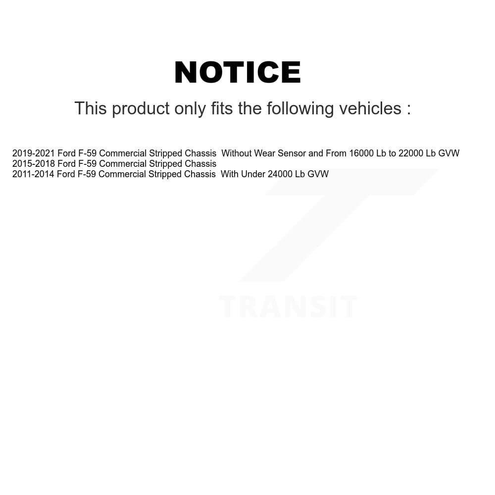 AmeriBRAKES - KNF-101652 - Front and Rear Disc Brake Pad Kits image 8