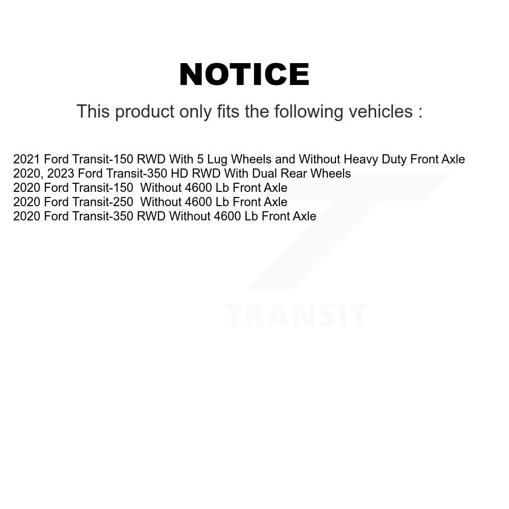 AmeriBRAKES - KNF-101686 - Front and Rear Disc Brake Pad Kits image 8