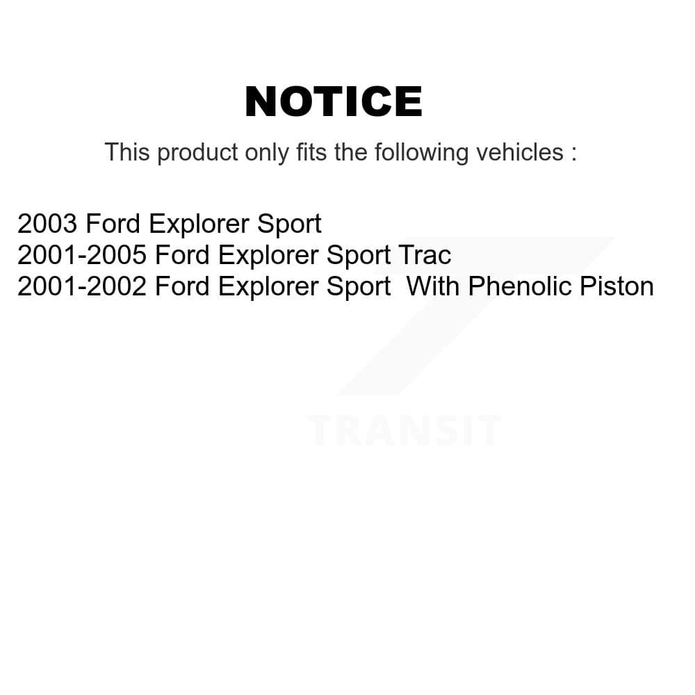 AmeriBRAKES - KNF-101696 - Front and Rear Disc Brake Pad Kits image 14