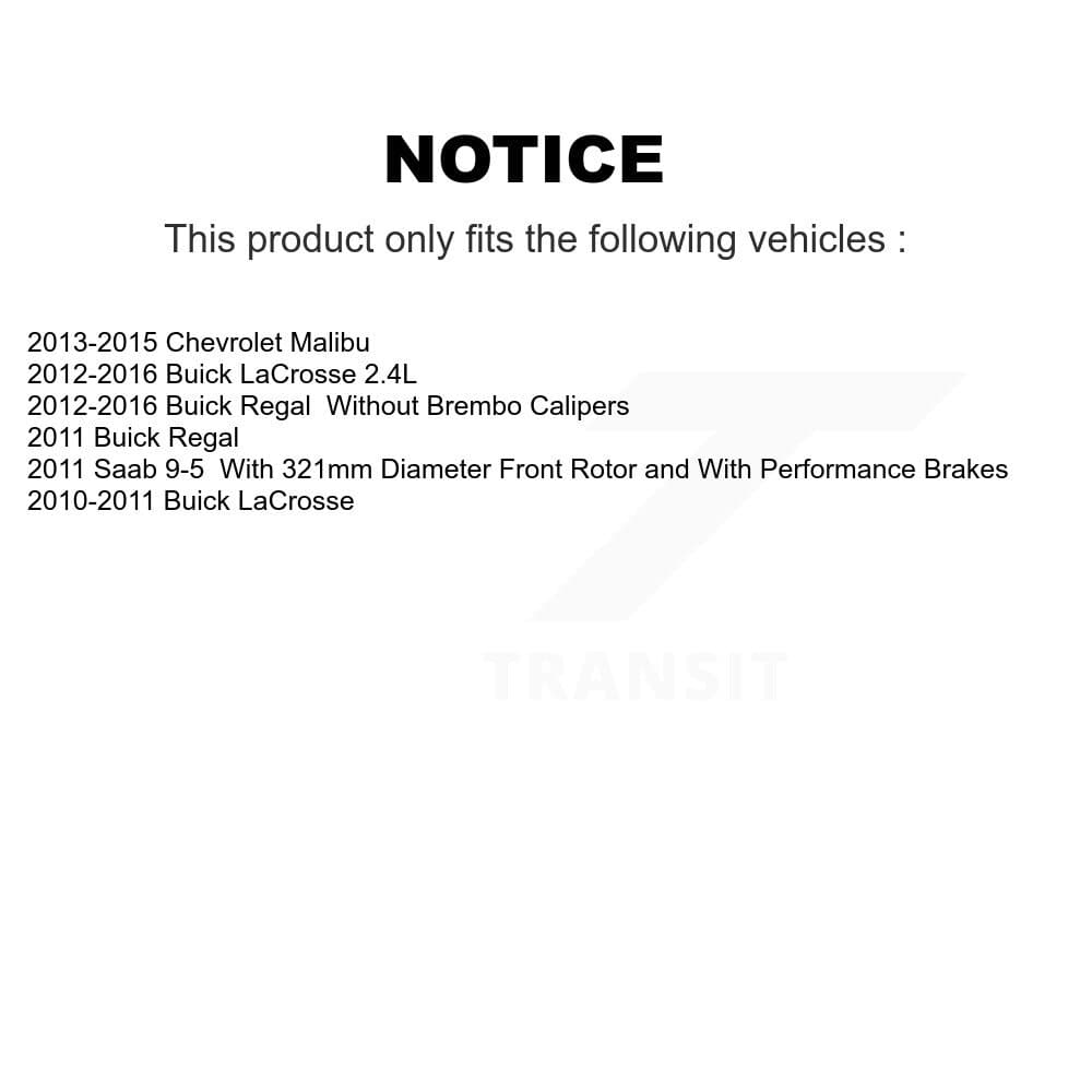 AmeriBRAKES - KNF-101813 - Front and Rear Disc Brake Pad Kits image 14