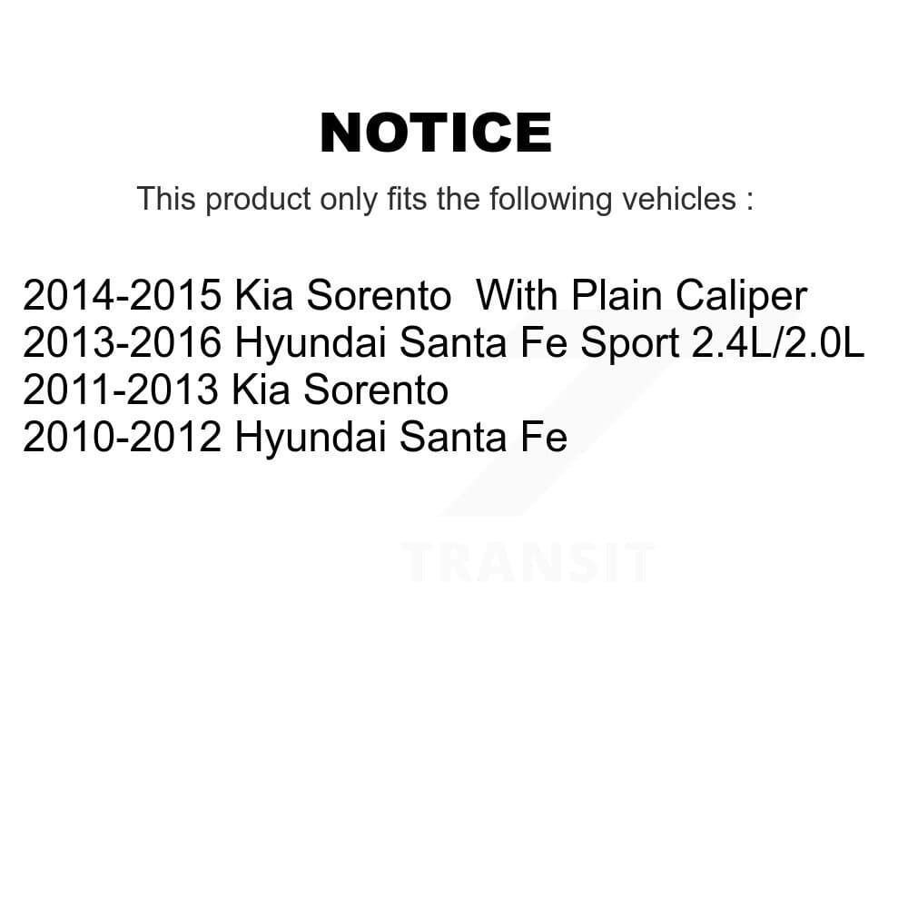 AmeriBRAKES - KNF-101855 - Front and Rear Disc Brake Pad Kits image 8