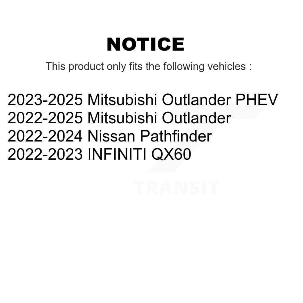 AmeriBRAKES - KNF-101963 - Front and Rear Disc Brake Pad Kits image 8
