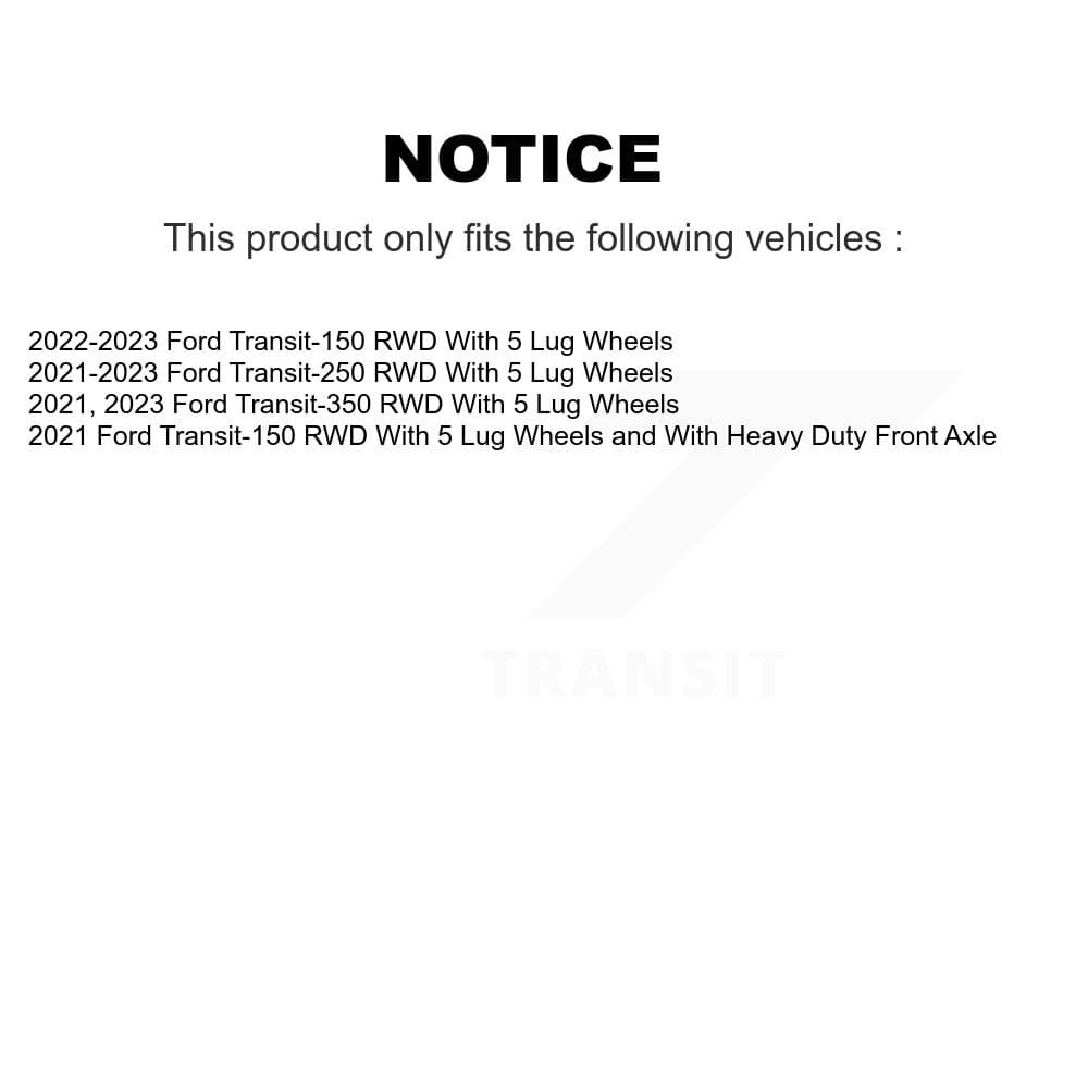 AmeriBRAKES - KNF-101967 - Front and Rear Disc Brake Pad Kits image 8