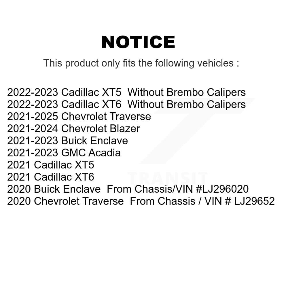 AmeriBRAKES - KNF-101998 - Front and Rear Disc Brake Pad Kits image 8