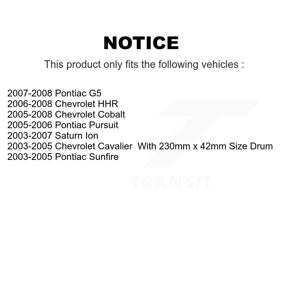 Top Quality - KNH-100161 - Rear Drum Brake Shoe Kits image 12