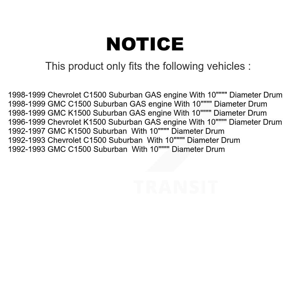 Top Quality - KNH-100164 - Rear Drum Brake Shoe Kits image 12