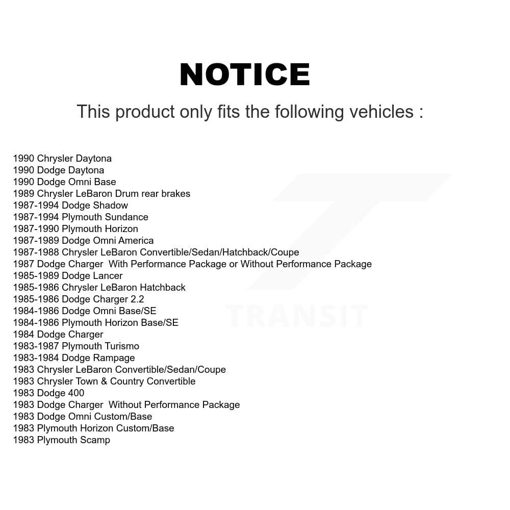 Top Quality - KNH-100173 - Rear Drum Brake Shoe Kits image 12