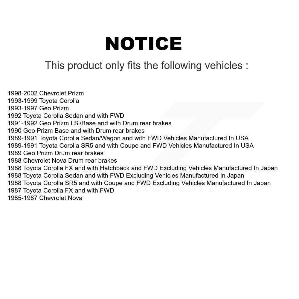 Top Quality - KNH-100176 - Rear Drum Brake Shoe Kits image 12