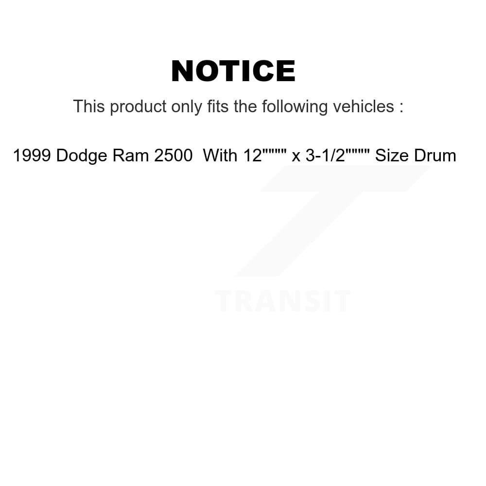 Top Quality - KNH-100179 - Rear Drum Brake Shoe Kits image 12