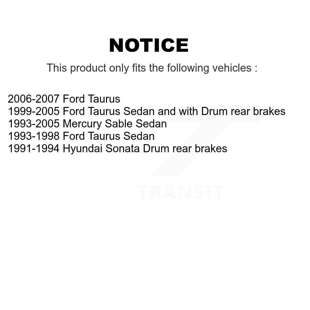 Top Quality - KNH-100208 - Rear Drum Brake Shoe Kits image 12