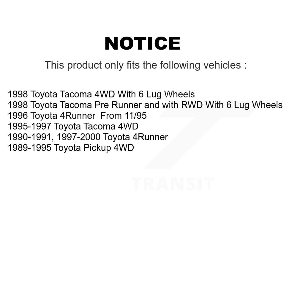 Transit Auto - KNN-100121 - Front and Rear Disc Brake Pad Kits image 14