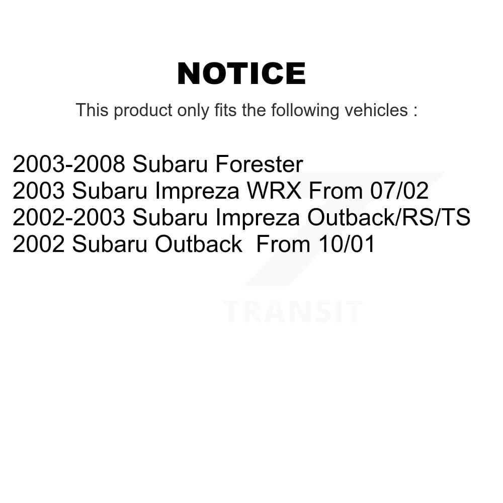 Transit Auto - KNN-100147 - Front and Rear Disc Brake Pad Kits image 14
