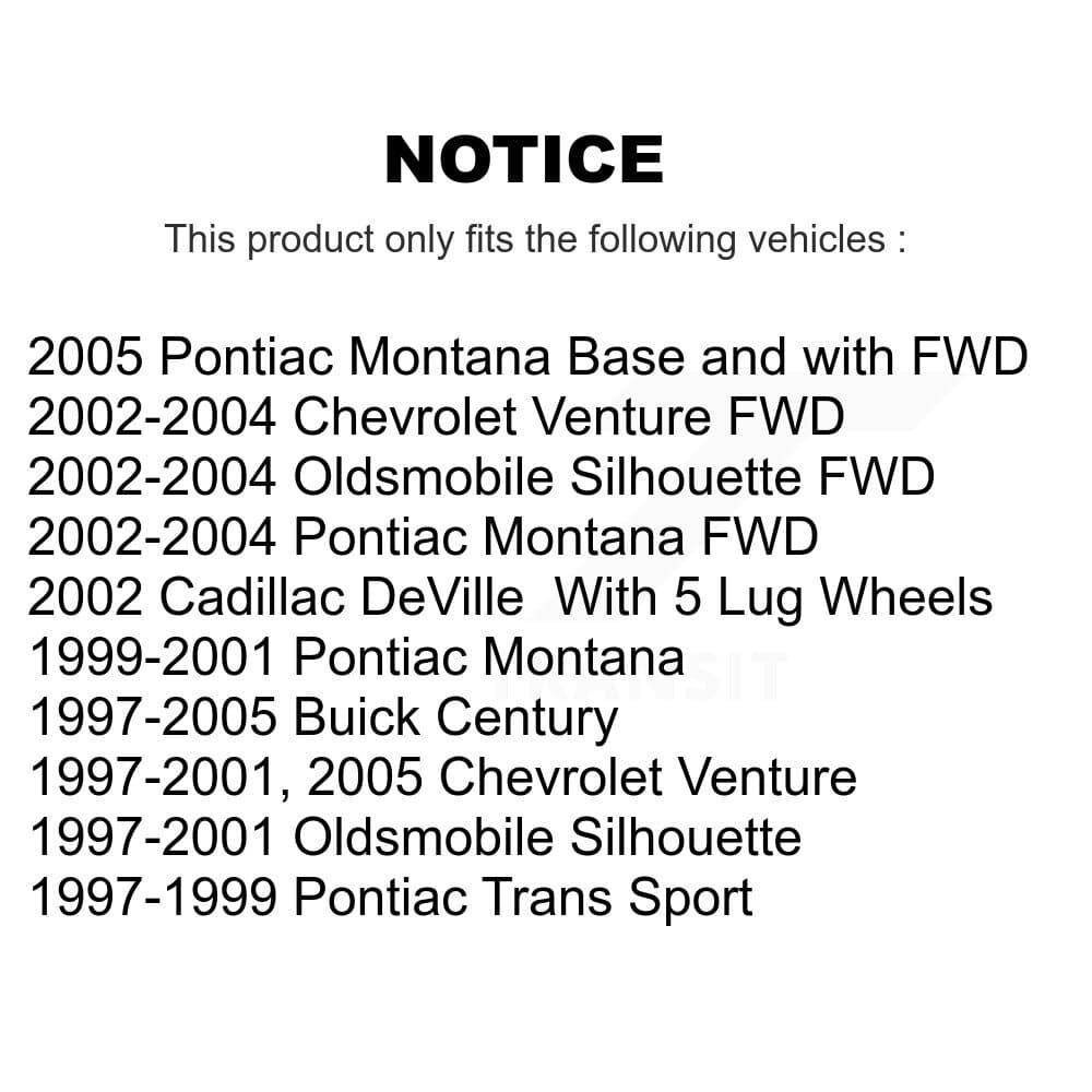 Transit Auto - KNN-100163 - Front and Rear Disc Brake Pad Kits image 14
