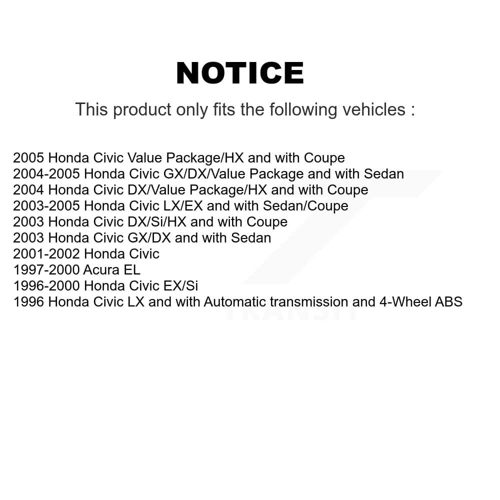 Transit Auto - KNN-100222 - Front and Rear Disc Brake Pad Kits image 14