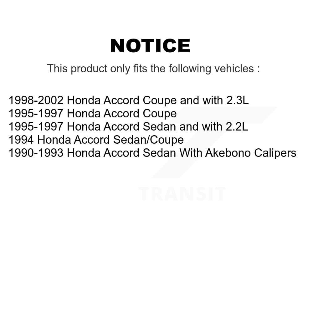 Transit Auto - KNN-100226 - Front and Rear Disc Brake Pad Kits image 14