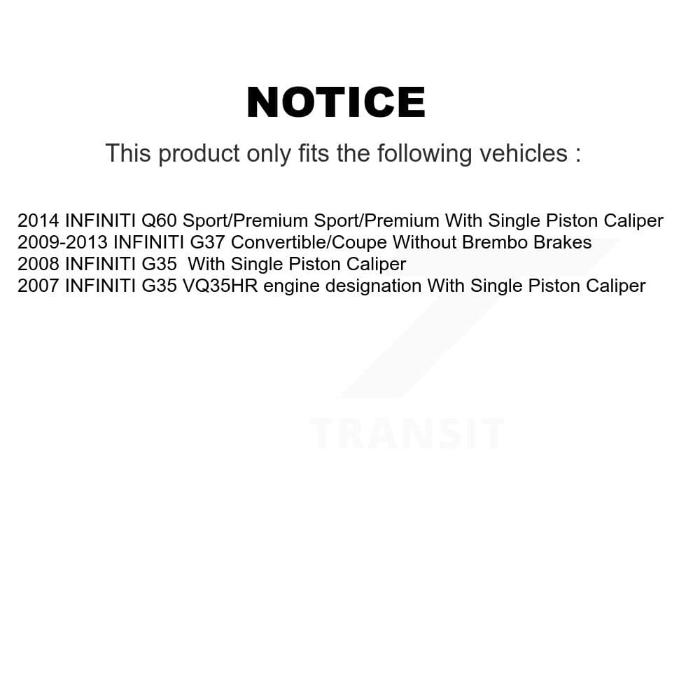 Transit Auto - KNN-100309 - Front and Rear Disc Brake Pad Kits image 14