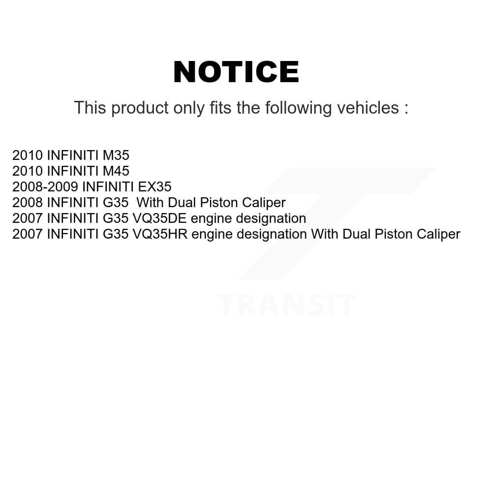 Transit Auto - KNN-100310 - Front and Rear Disc Brake Pad Kits image 14
