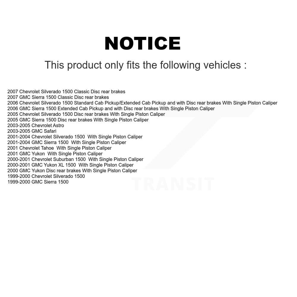 Transit Auto - KNN-100387 - Front and Rear Disc Brake Pad Kits image 14