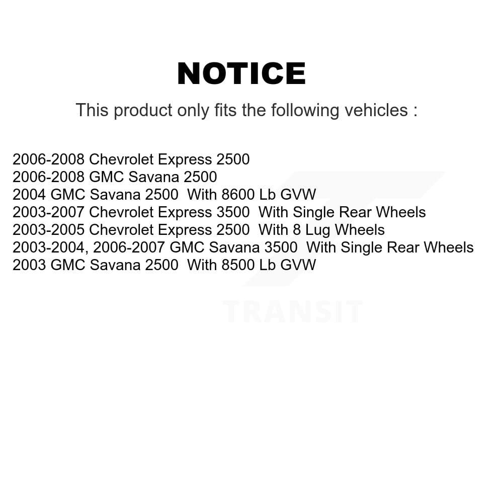 Transit Auto - KNN-100431 - Front and Rear Disc Brake Pad Kits image 14