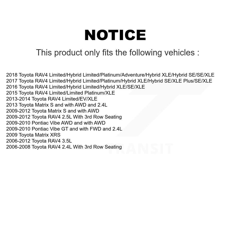 Transit Auto - KNN-100488 - Front and Rear Disc Brake Pad Kits image 14