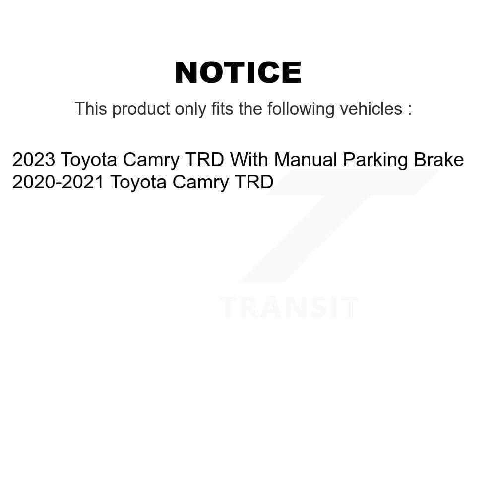 Transit Auto - KNN-100509 - Front and Rear Disc Brake Pad Kits image 14