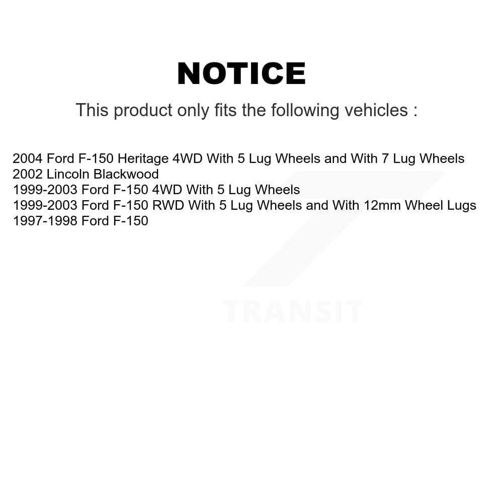 Transit Auto - KNN-100521 - Front and Rear Disc Brake Pad Kits image 14