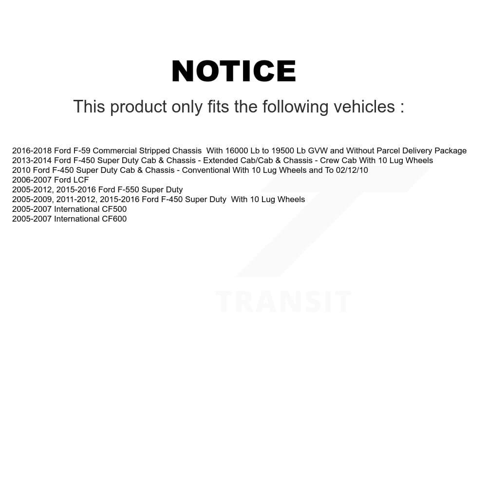 Transit Auto - KNN-100566 - Front and Rear Disc Brake Pad Kits image 14