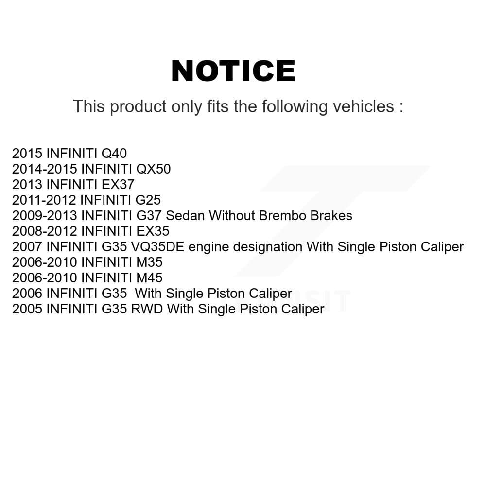 Transit Auto - KNN-100584 - Front and Rear Disc Brake Pad Kits image 14