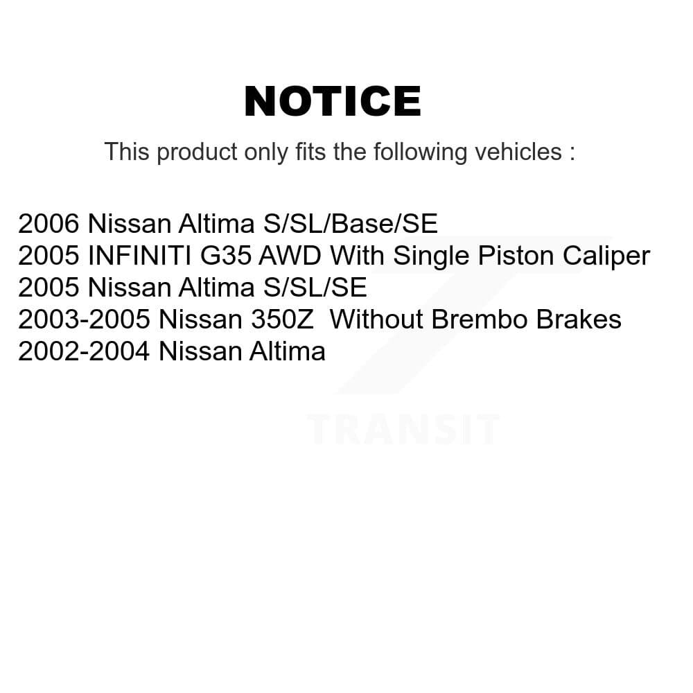 Transit Auto - KNN-100601 - Front and Rear Disc Brake Pad Kits image 14